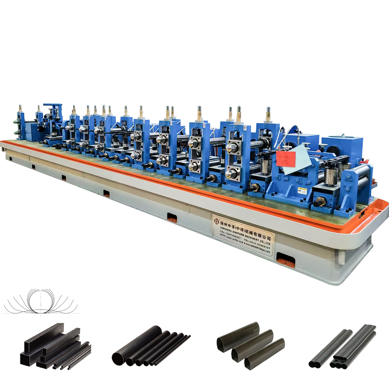 High Precision High-Frequency ERW Tube Mill line